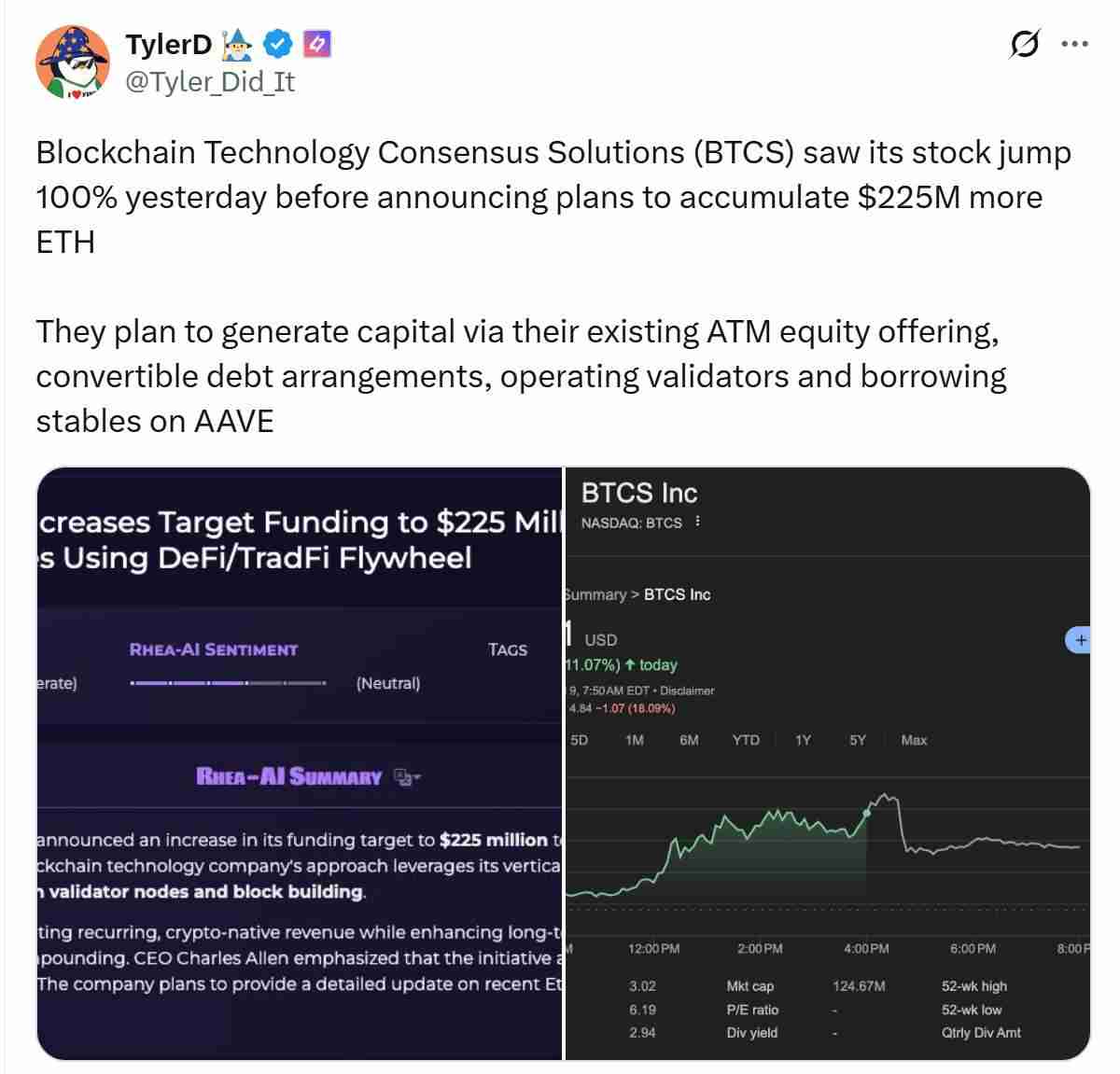 Ray Youssef:以太坊(ETH)受到技术型公司的青睐